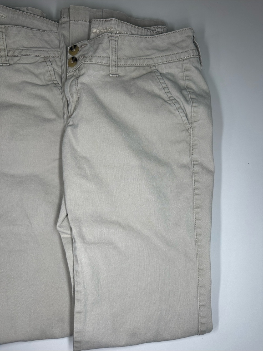 Women’s Arizona Jean Co pants in Light Beige size 5 Long - Picture 3 of 8